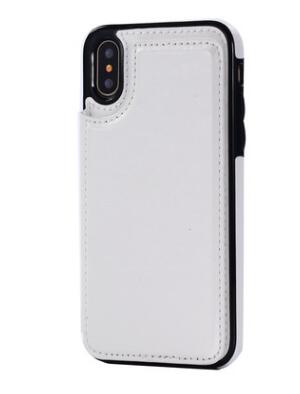 Card Holder Flip Phone Case for iPhone 8 & Samsung S8+