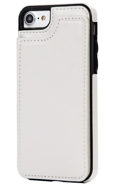 Card Holder Flip Phone Case for iPhone 8 & Samsung S8+