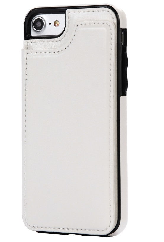 Card Holder Flip Phone Case for iPhone 8 & Samsung S8+