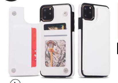 Card Holder Flip Phone Case for iPhone 8 & Samsung S8+