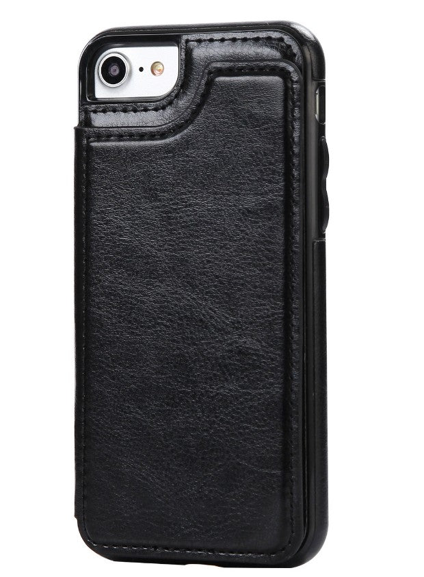 Card Holder Flip Phone Case for iPhone 8 & Samsung S8+