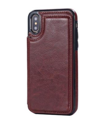 Card Holder Flip Phone Case for iPhone 8 & Samsung S8+